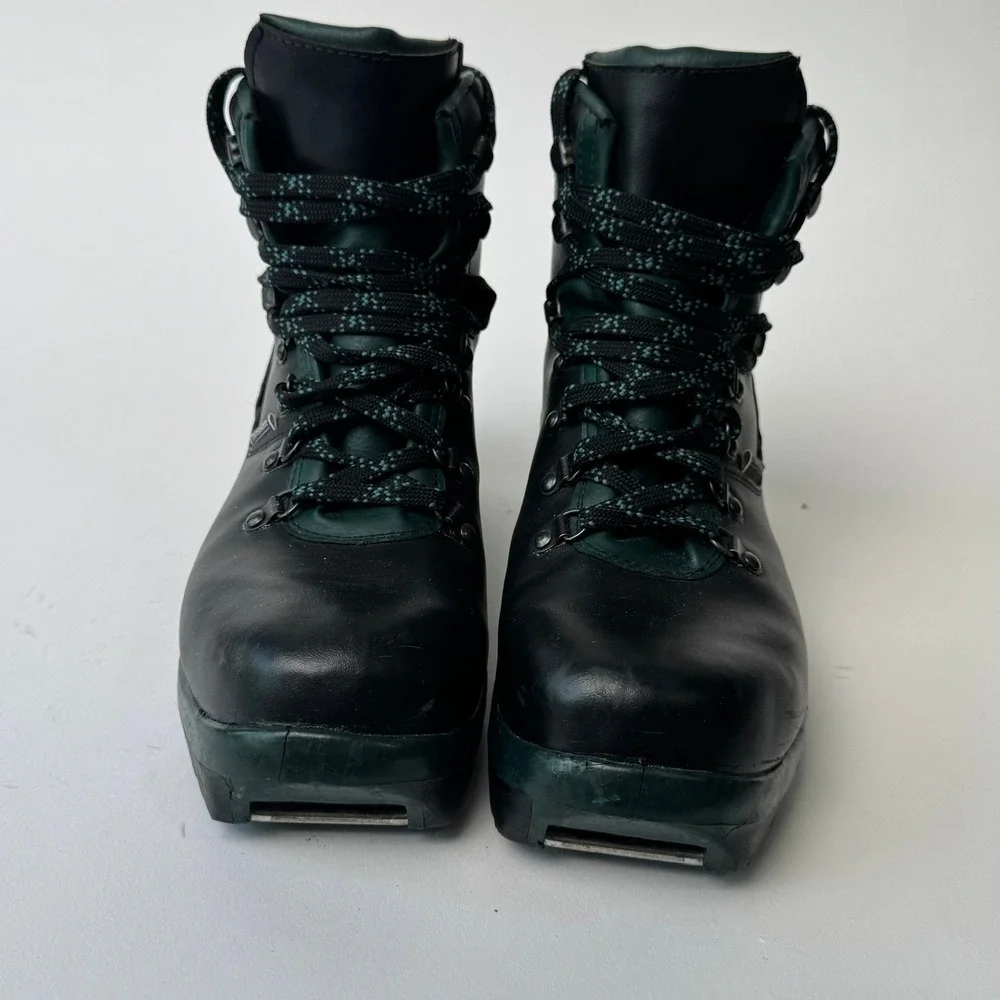 Alpina BC 5019 Backcountry Ski Boots Mens Size 9 Black‎ Green Thinsulate